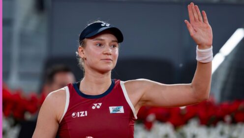 Elena Rybakina at the Madrid Open