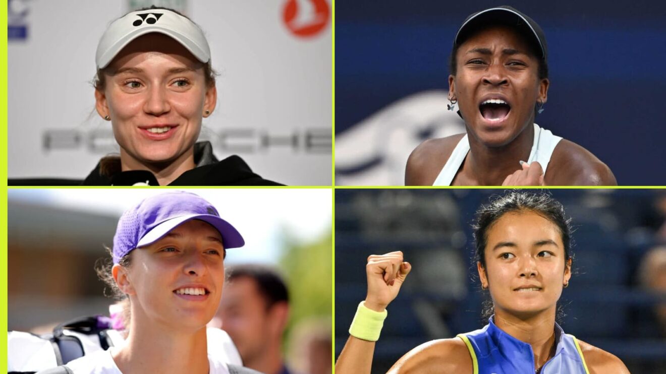 Elena Rybakina, Coco Gauff, Iga Swiatek and Alex Eala