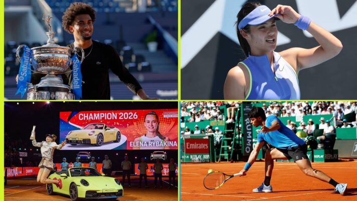 Fils, Raducanu, Rybakina and Alcaraz