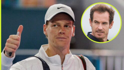 Jannik Sinner and Andy Murray