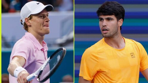 Jannik Sinner and Carlos Alcaraz