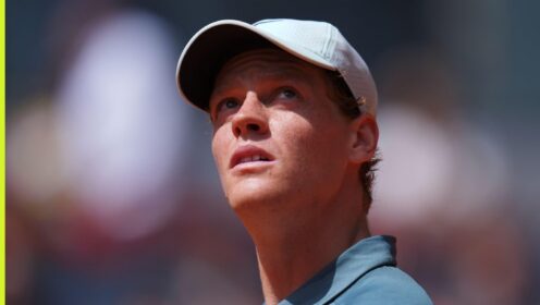 Jannik Sinner at the Madrid Open