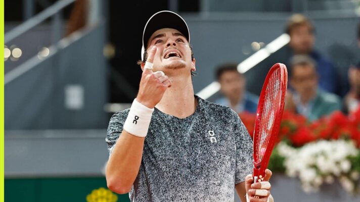 Joao Fonseca at the Madrid Open