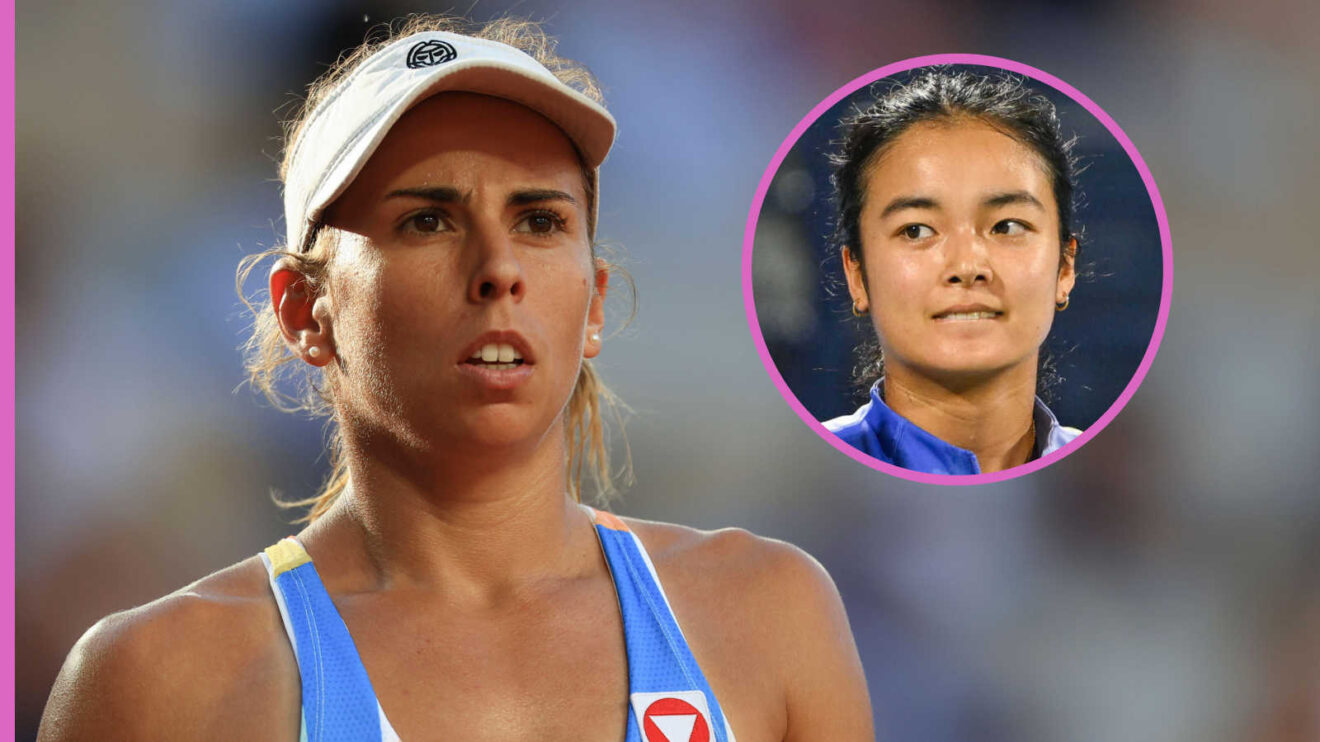 Pictured: Julia Grabher with Alex Eala inset