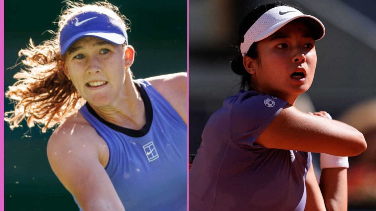 Pictured: Mirra Andreeva and Alex Eala