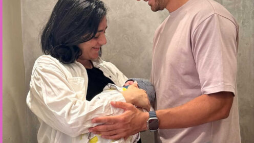 Pictured: Ons Jabeur with Elyan Kammoun
