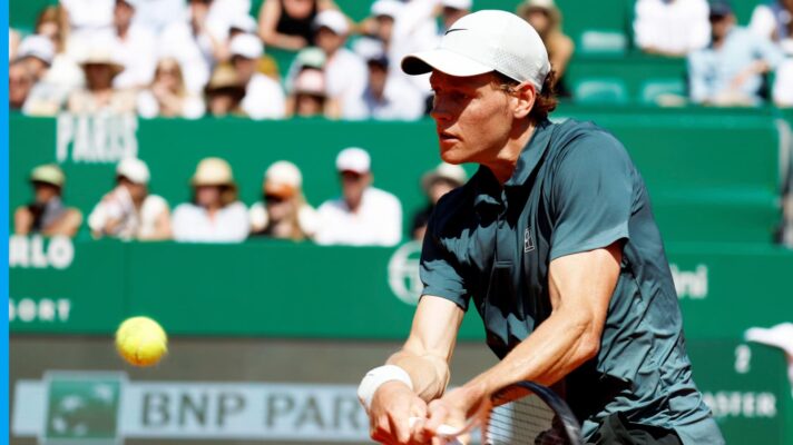 Jannik Sinner in Monte Carlo