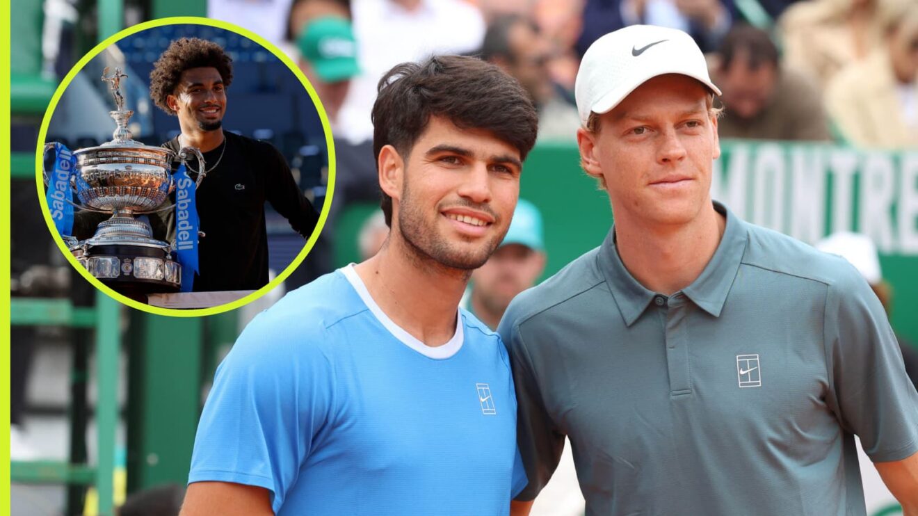 Carlos Alcaraz, Jannik Sinner and Arthur Fils