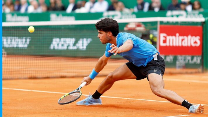 Carlos Alcaraz on clay