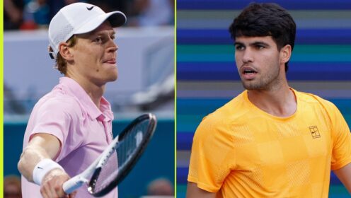 Jannik Sinner and Carlos Alcaraz