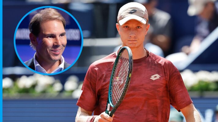 Rafa Nadal and Martin Landaluce