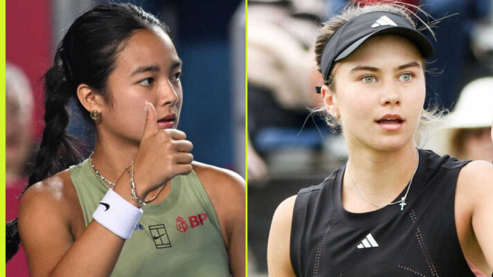 Pictured: Alex Eala and Iva Jovic
