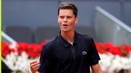 Alexander Blockx at the Madrid Open