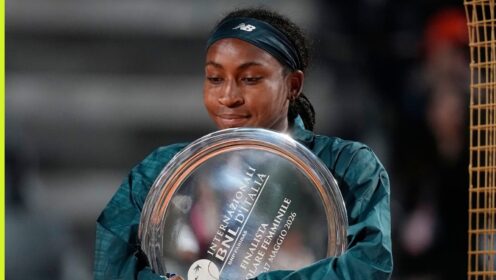 Coco Gauff in Rome