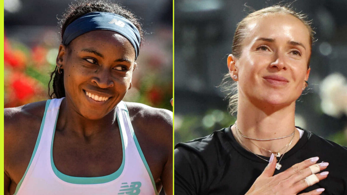 Pictured: Coco Gauff and Elina Svitolina
