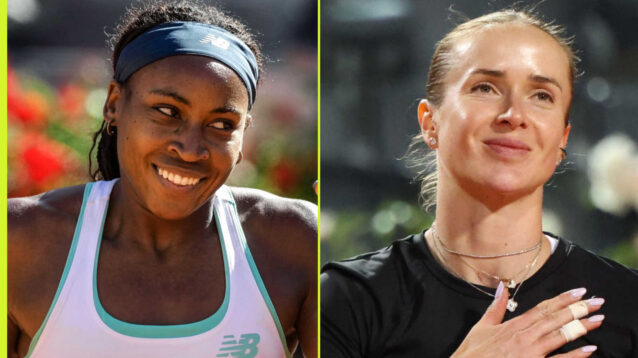 Pictured: Coco Gauff and Elina Svitolina