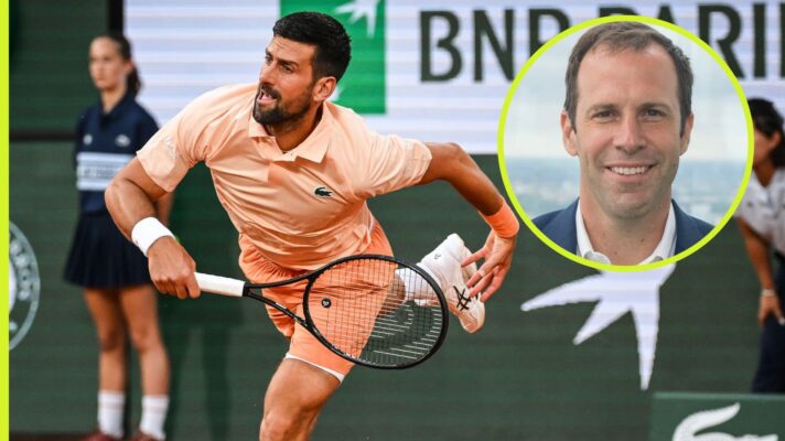 Novak Djokovic and Greg Rusedski