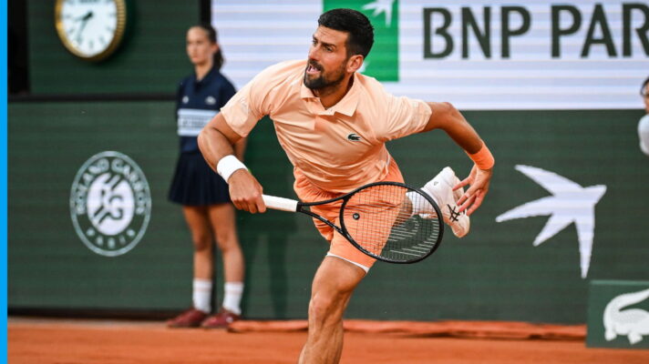 Novak Djokovic at Roland Garros