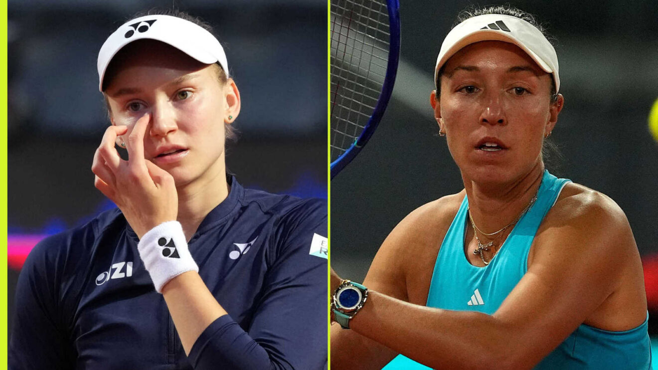 Pictured: Elena Rybakina and Jessica Pegula