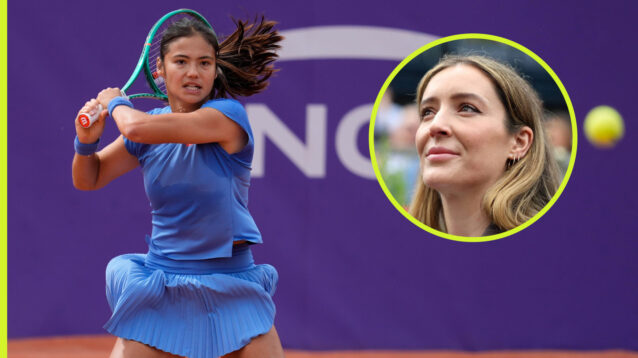 Emma Raducanu and Laura Robson
