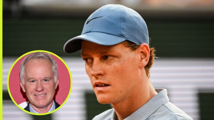 Jannik Sinner and Patrick McEnroe