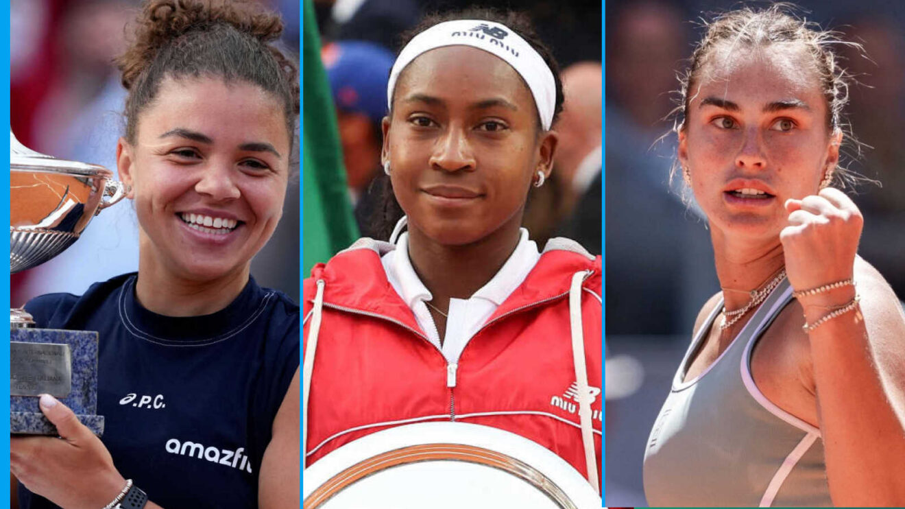 Pictured: Jasmine Paolini, Coco Gauff, Aryna Sabalenka
