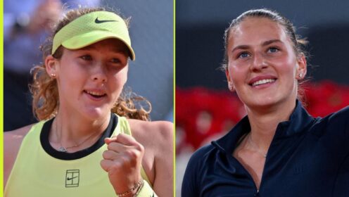 Mirra Andreeva and Marta Kostyuk in Madrid