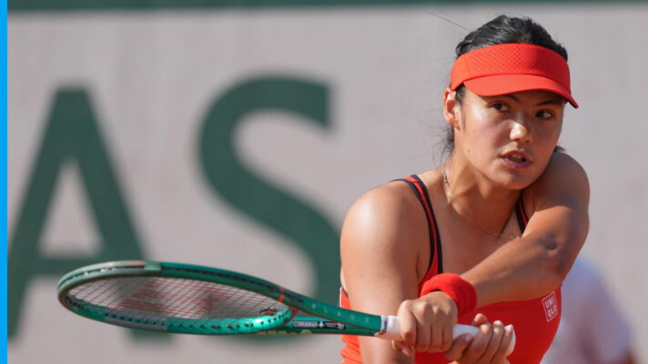 Emma Raducanu at Roland Garros