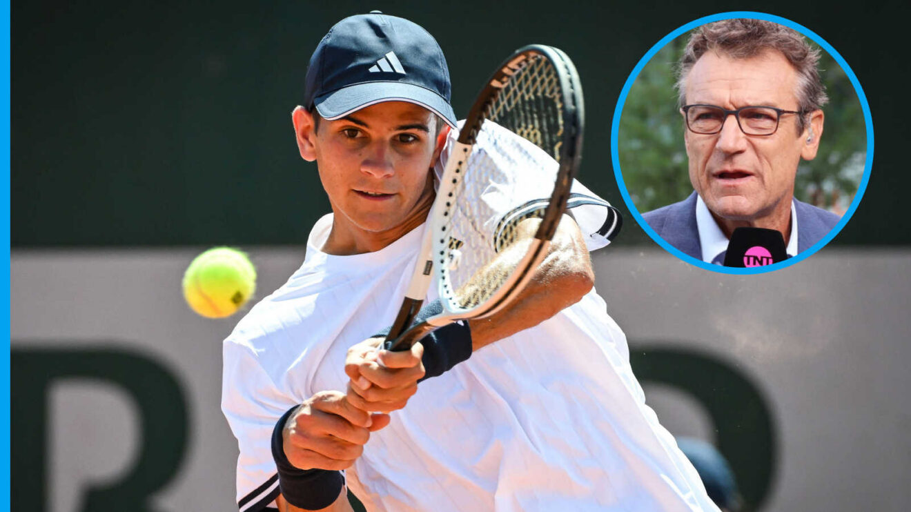 Pictured: Rafael Jodar with inset of Max Wilander