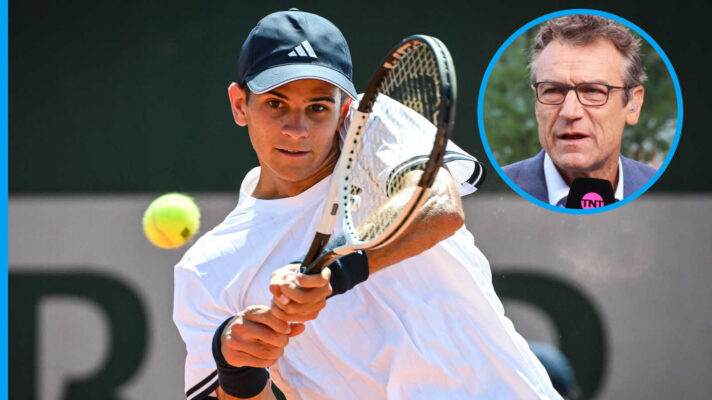 Pictured: Rafael Jodar with inset of Max Wilander