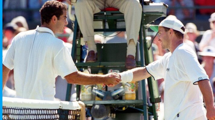 Pete Sampras and Danny Sapsford