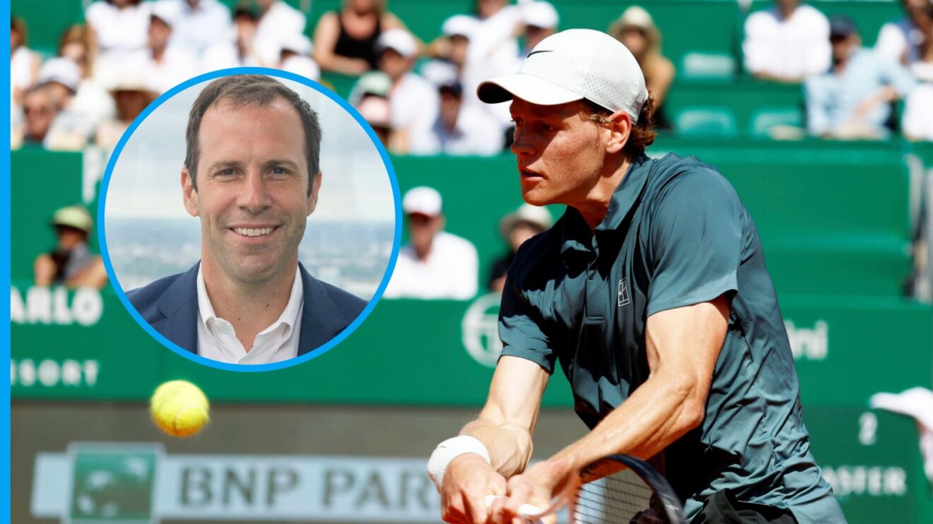 Jannik Sinner and Greg Rusedski