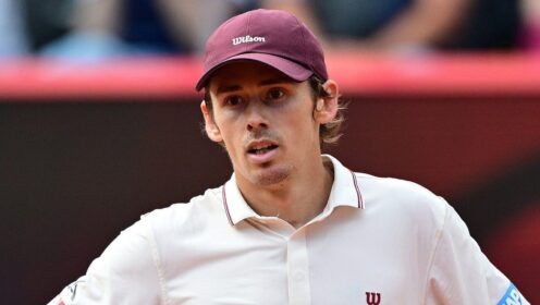 Alex de Minaur at Roland Garros