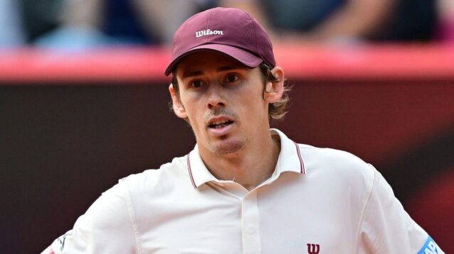 Alex de Minaur at Roland Garros