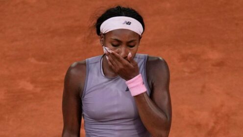Coco Gauff at the French Open
