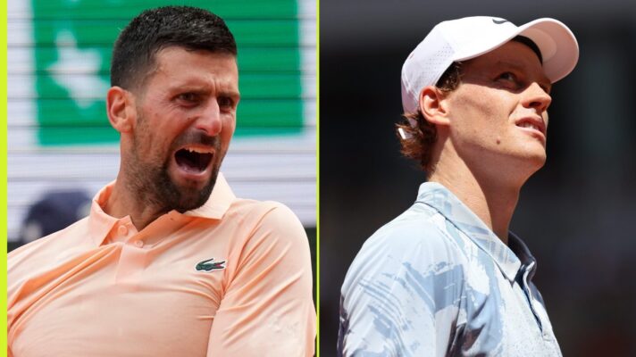 Novak Djokovic and Jannik Sinner
