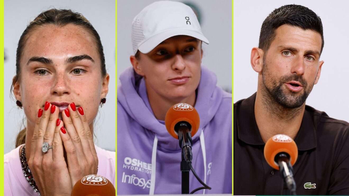 Sabalenka, Swiatek, Djokovic