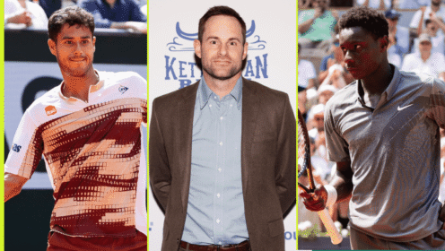 Adolfo Daniel Vallejo, Andy Roddick and Moise Kouame