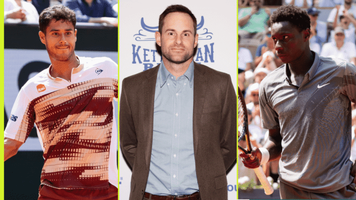 Adolfo Daniel Vallejo, Andy Roddick and Moise Kouame