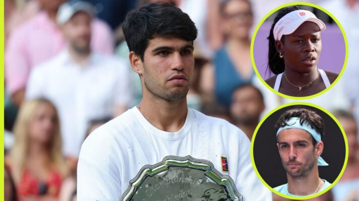 Carlos Alcaraz, Victoria Mboko and Lorenzo Musetti