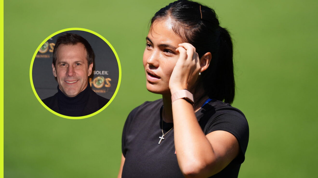 Emma Raducanu and Greg Rusedski