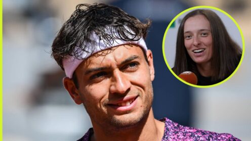 Flavio Cobolli and Iga Swiatek
