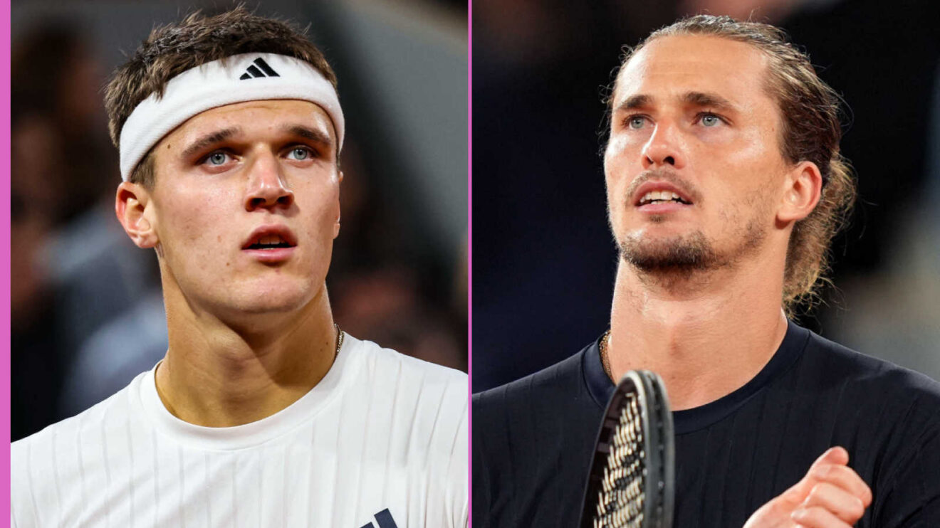 Pictured: Jakub Mensik and Alexander Zverev