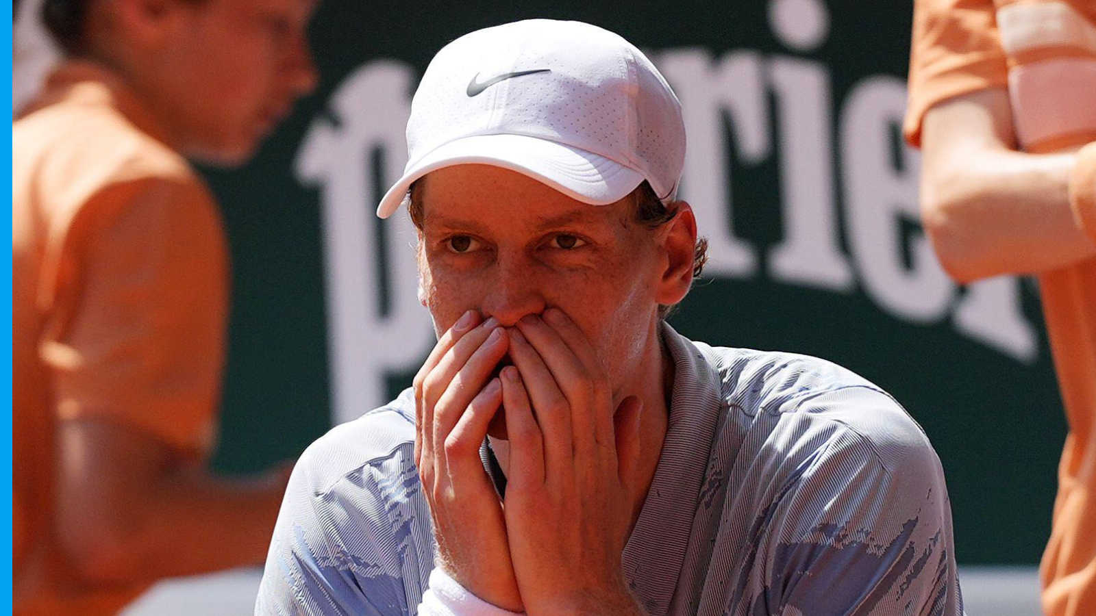 Why is Jannik Sinner visiting an Italian hospital for a second time in a week?