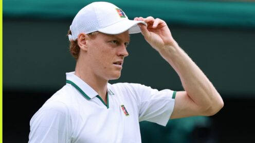 Jannik Sinner at Wimbledon