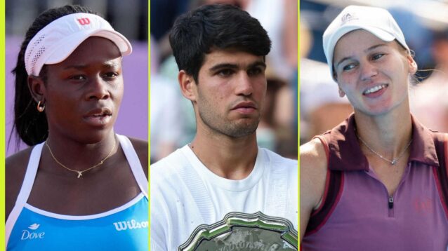 Victoria Mboko, Carlos Alcaraz and Veronika Kudermetova