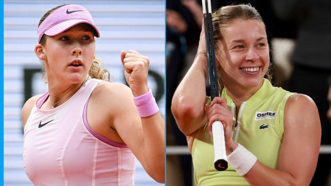 Pictured: Mirra Andreeva and Maja Chwalinska.