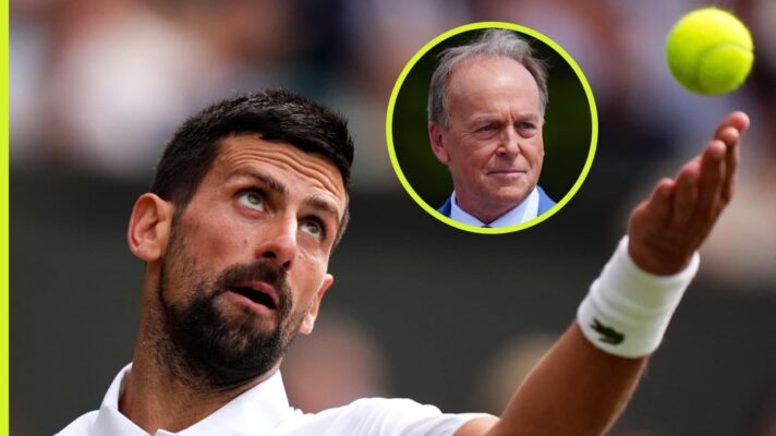 Novak Djokovic and John Lloyd