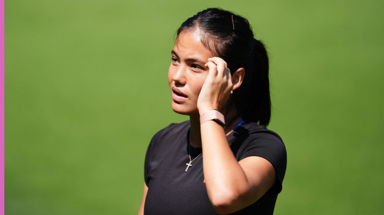 Emma Raducanu at Wimbledon