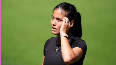 Emma Raducanu at Wimbledon